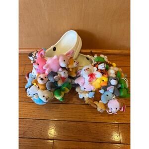 PLUSHY Teddy Bear CROCS size women's 8 mens 6 (san100